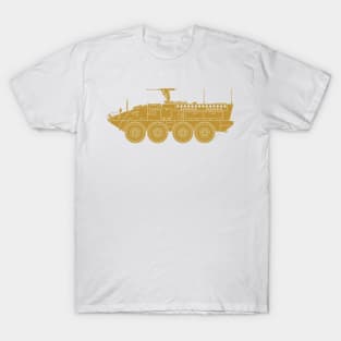 Military Vehicle APC IAV Stryker T-Shirt